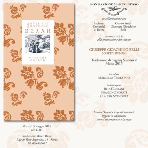 5 maggio 2015 Fondazione Besso